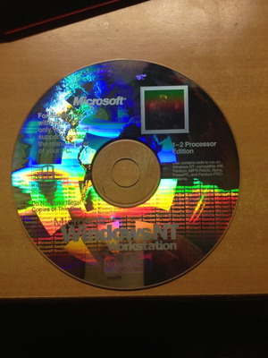 Microsoft Windows NT Workstation 4.0 CD like new