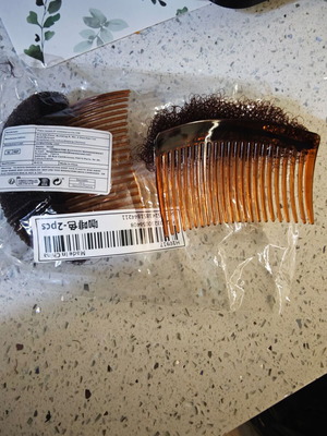 Hair volume combs new, dark brown