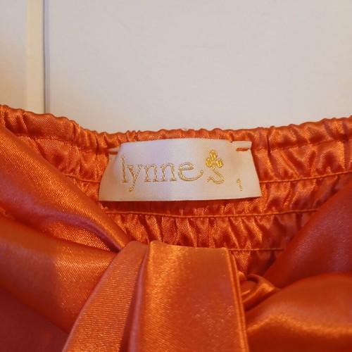 Lynne satin jumpsuit like new, orange, size M