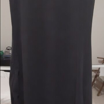 Gestuz midi dress black like new, size S/M with side gathers