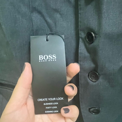Boss vest new grey graphite XL XXL Italian 56