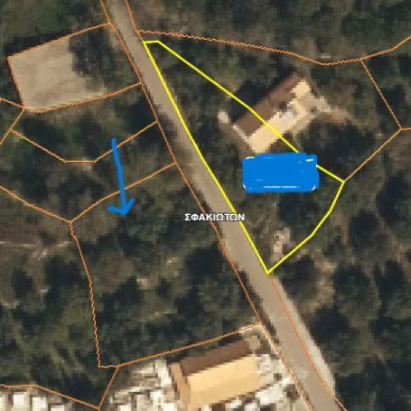Land plot within plan in Kavalo Sfakioton, 826 sqm, buildable