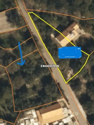 Land plot within plan in Kavalo Sfakioton, 826 sqm, buildable
