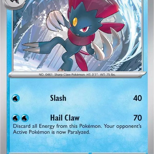 Weavile 014/064 Shrouded Fable Pokemon card new collectible