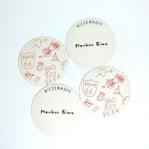 Ritzenhoff Markus Binz coasters set of 4 like new