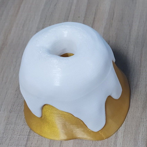 Skyrim Sweet Roll 3D printed box new, storage space 8.9 cm