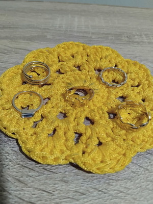 Fo Bijou rings set of 5 new