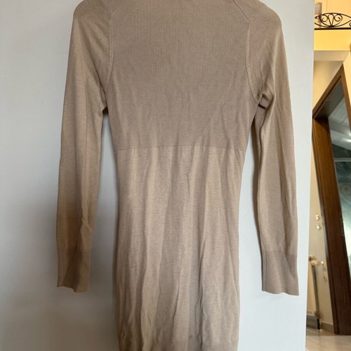 Sisley cardigan long, like new, beige, size S