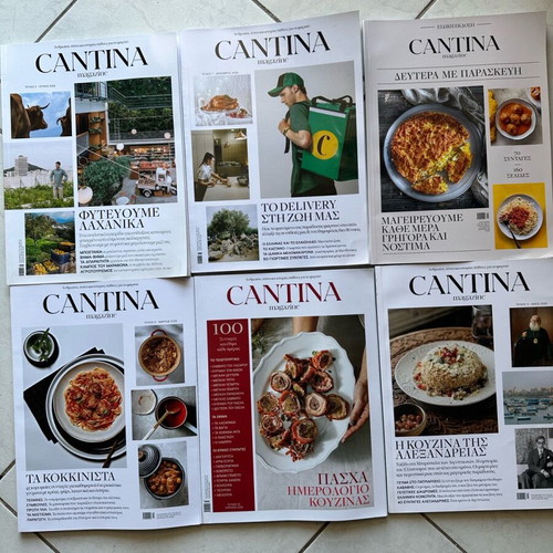 Cantina Magazine new, 6 issues of gastronomy