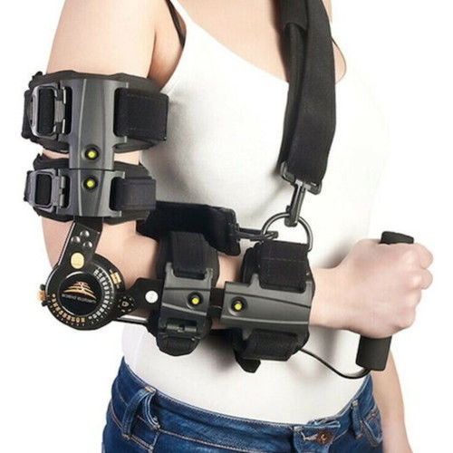 Medical Brace MB.2001 Adjustable Right Elbow Orthosis like new, black