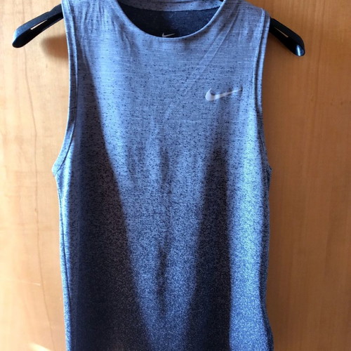 Nike sleeveless shirt used, gray, size S