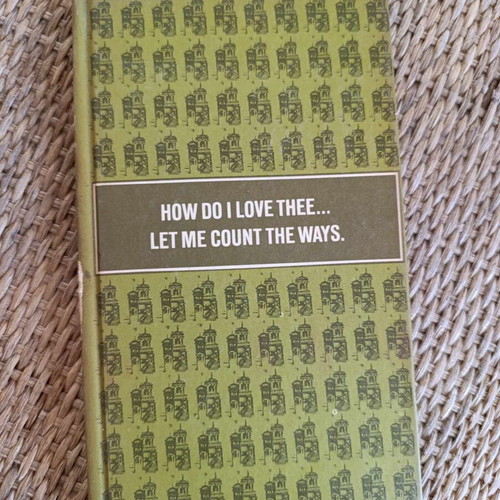 How do I love thee … let me count the ways collectible book like new