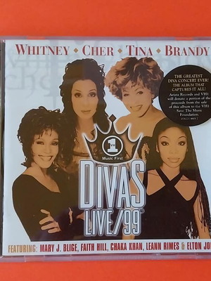 CD Divas Live 1999 σαν καινούργιο, Pop