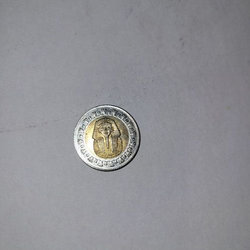 Egyptian one pound coin 2008 used