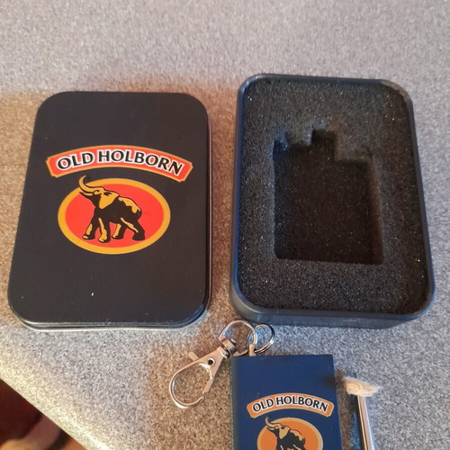 Old Holborn Collectible Lighter New with Metal Box