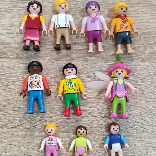 Playmobil figures used, set with fairy missing one wing