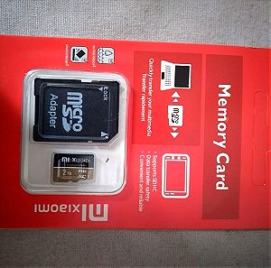 Κάρτα micro sd xiaomi high speed 2 Terabyte !
