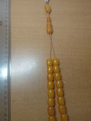 Worry beads like new, about 30 centimeters long, clean