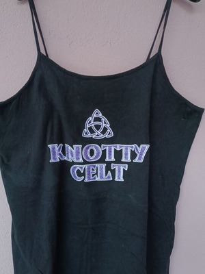 Knotty Celt μαύρο τοπ καινούργιο, μέγεθος XXL 44 16