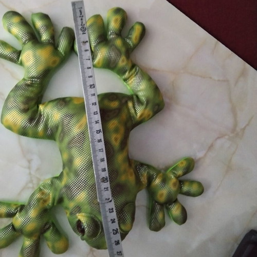 Vintage plush frog collectible like new with metallic shimmer fabric