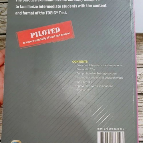 B2 Practice Exams for the TOEIC Test with Strategies, new