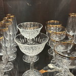 Crystal glasses new, wedding set