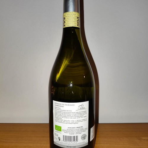 La Chapelle Chardonnay Domaine de Tholomies organic white wine 750ml
