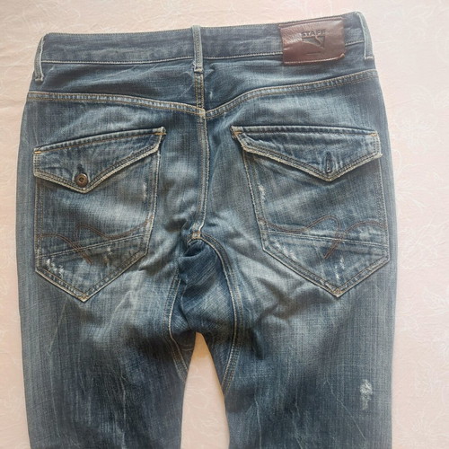 Staff Jeans Distressed Vintage Look Size EUR 42 / 32 US Like New