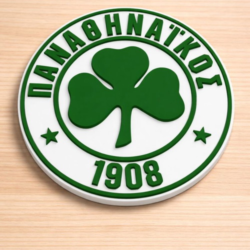 Panathinaikos Emblem 3D printed new, 20cm size