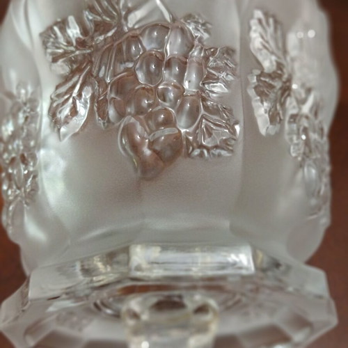 Vintage crystal vase large multipurpose, like new