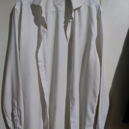 Massimo Dutti shirt used, white, size L