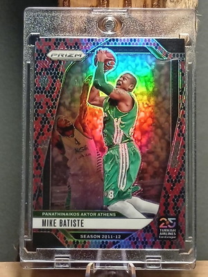 Mike Batiste 2025 Prizm EuroLeague Snakeskin SSP card new