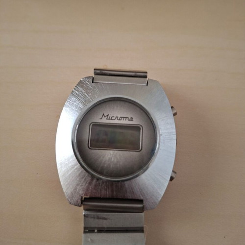 Microma vintage men's digital watch from the 70s used