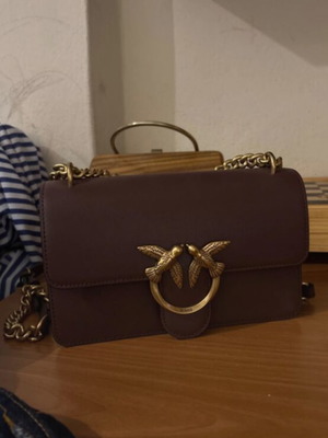Pinko bag new, brown and red