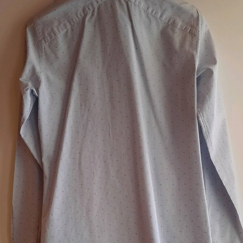 Tommy Hilfiger women's shirt striped with fuchsia spot, size 6, like new