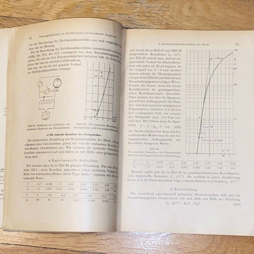 Scientific rare book Radioelectrology Hochfrequenz technik teil iii gleichrichter J. Kammerloher from 1942 excellent condition