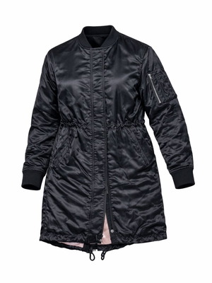 GAP γυναικείο μακρύ μπουφάν bomber parka μαύρο σαν καινούργιο, μέγεθος Medium