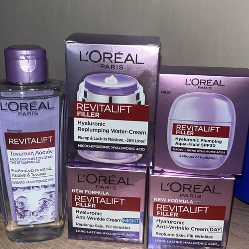 L'Oréal Paris Revitalift Filler Set new, hyaluronic acid skincare