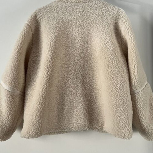 Sinsay fleece jacket beige, like new, size XS