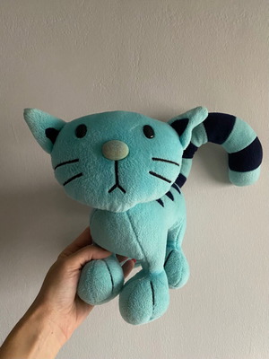 Pilchard the Cat plush toy vintage 2000, Bob the Builder’s pet, used