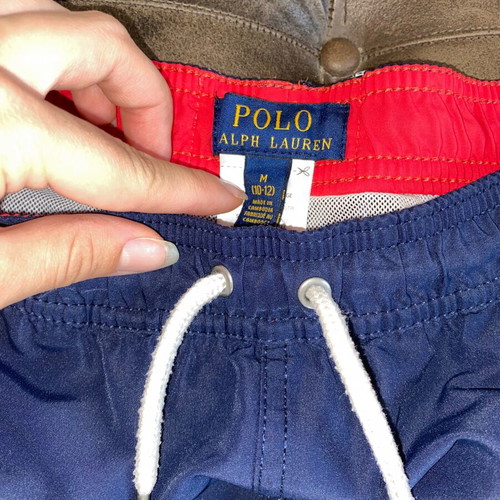 Polo Ralph Lauren boys' swim shorts new, navy blue, size M
