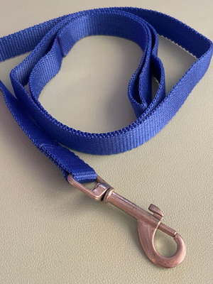 Blue dog leash 120 cm like new
