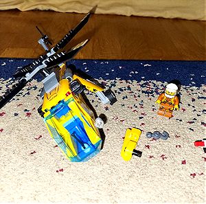 Πτώση τιμής! Lego 60158 Jungle Cargo Helicopter 2017 Αεροπλάνο + φιγούρα