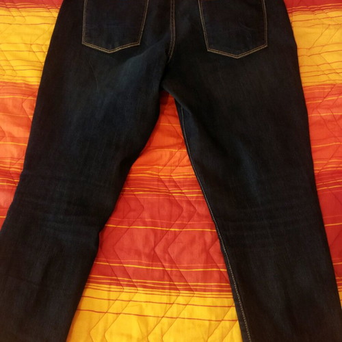Women's jeans like new, short, elastic