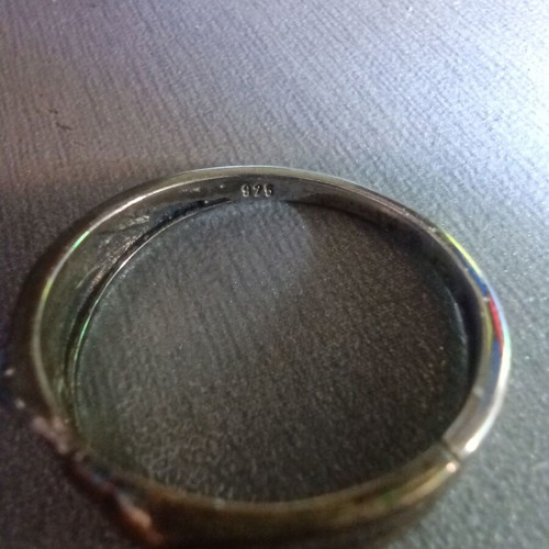 Sterling Silver 925 & 9CT Gold Ring American Swiss new