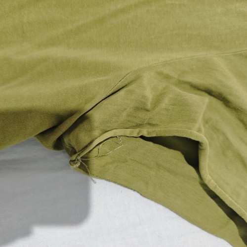 Stradivarius men's khaki T-shirt medium, 100% cotton