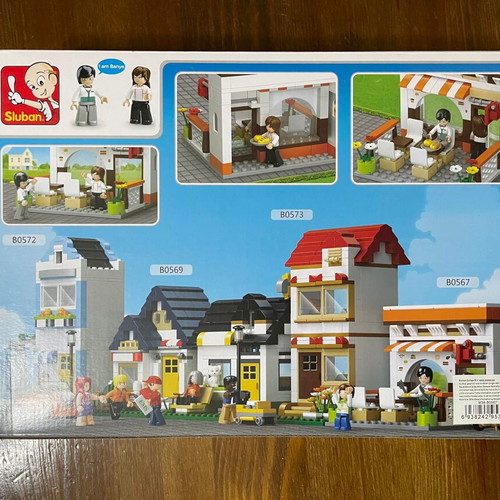 Sluban Restaurant Building Blocks 134 pcs new for 6+ years