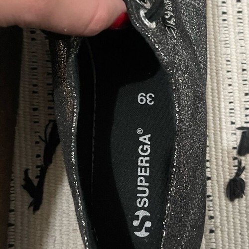 Superga Espadreilles size 39 grey, like new