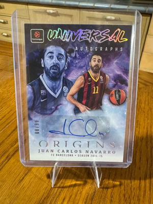 Juan Carlos Navarro Universal Signatures /99 basketball card