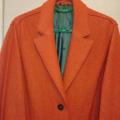 Lightweight oversized coat burnt orange like new